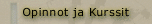 Opinnot ja kurssit